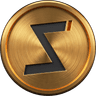 Gold rank badge